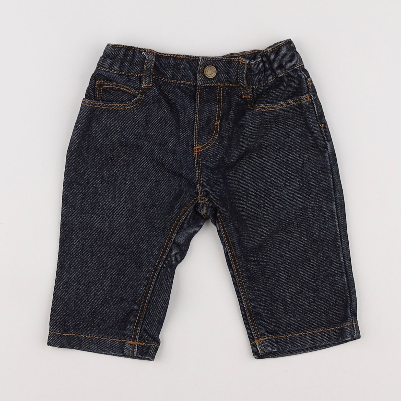 Petit Bateau - jean bleu - 3 mois