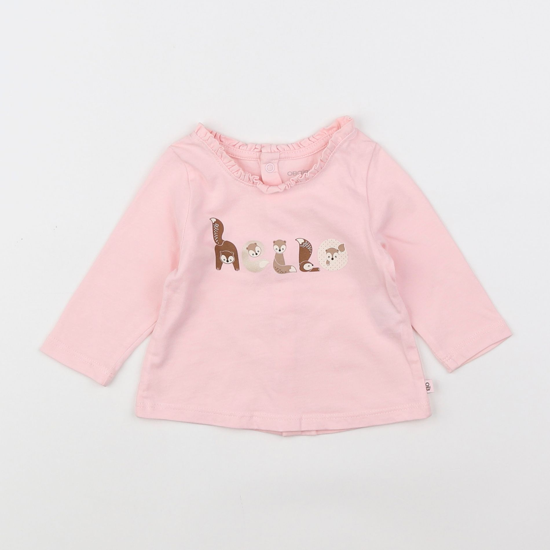 Billie Blush - tee-shirt rose - 12 mois