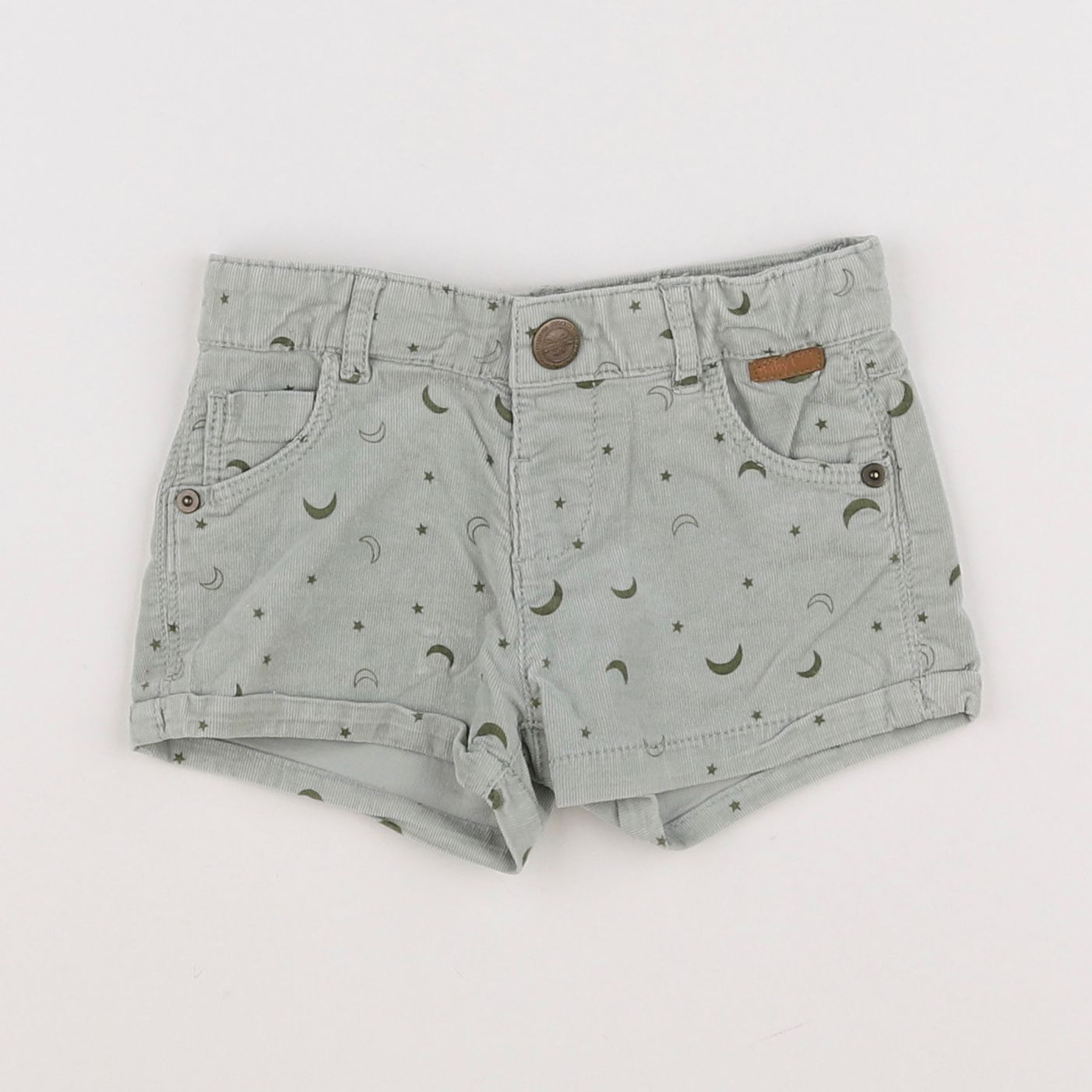 Zara - short vert - 3/6 mois