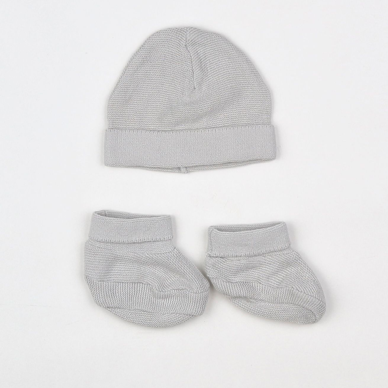 Vertbaudet - ensemble bonnet/chaussons - 6 mois