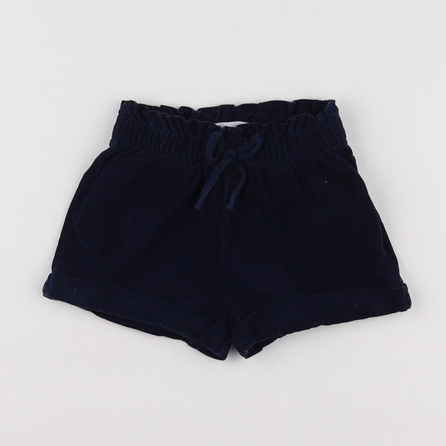 Vertbaudet - short bleu - 12 mois