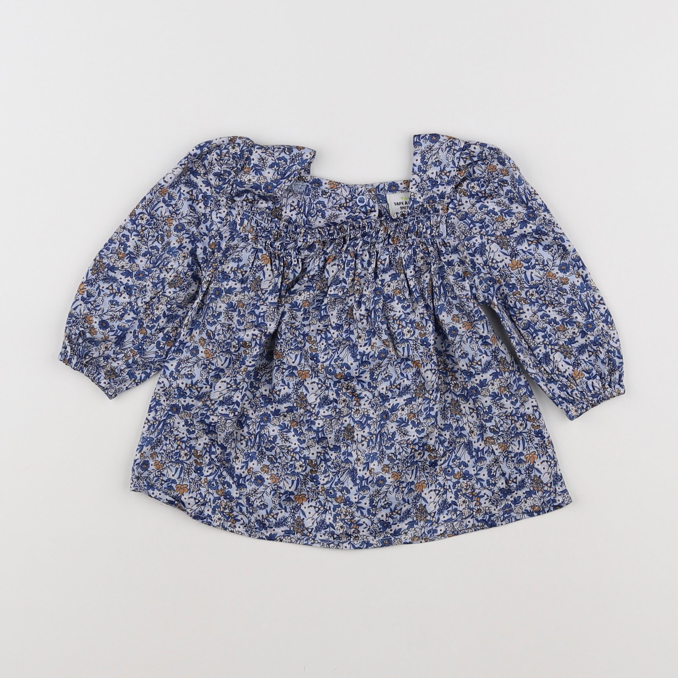 Tape à l'oeil - blouse bleu - 9 mois