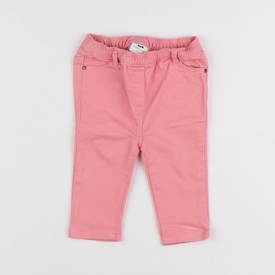 Cyrillus - jegging rose - 9 mois