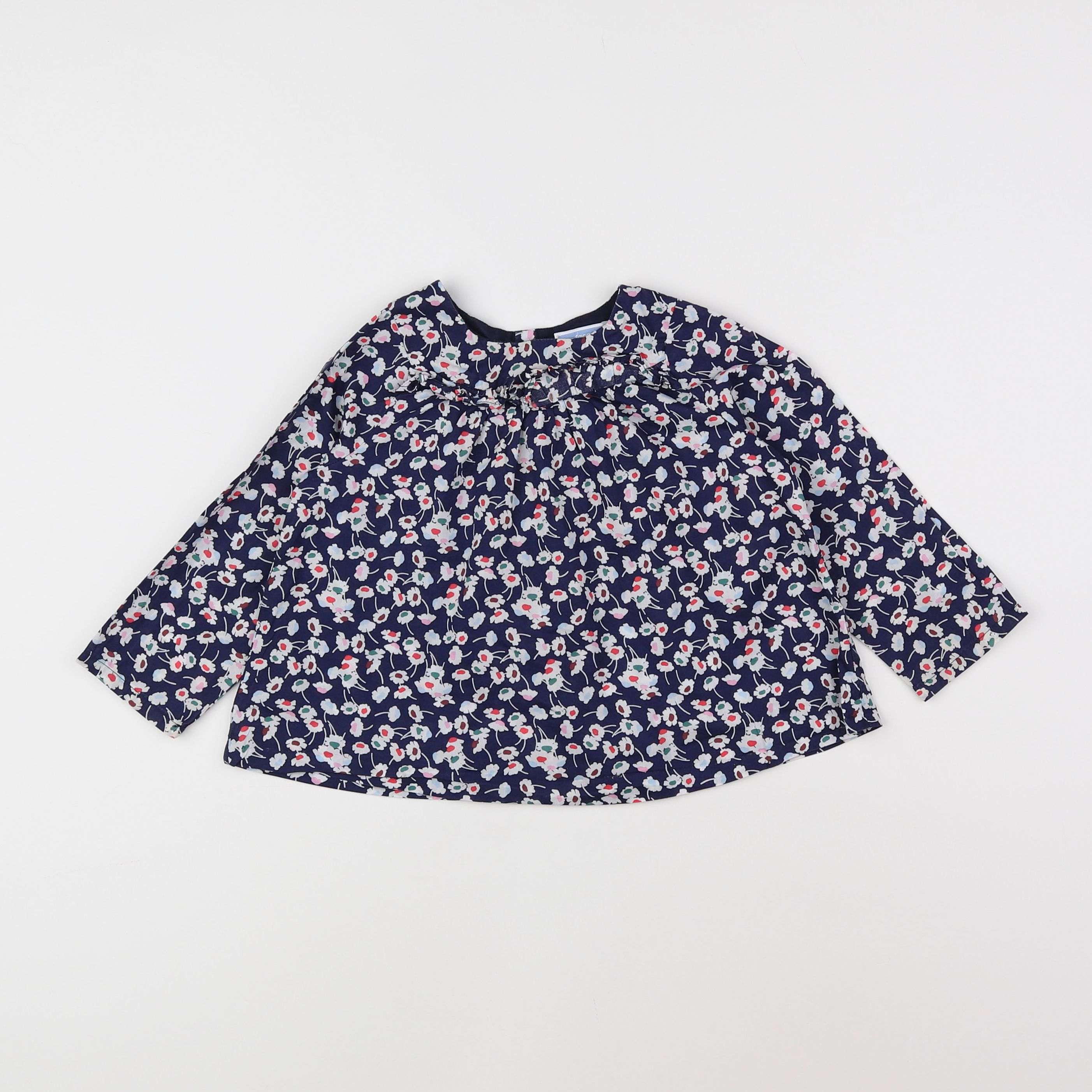 Jacadi - blouse bleu - 2 ans