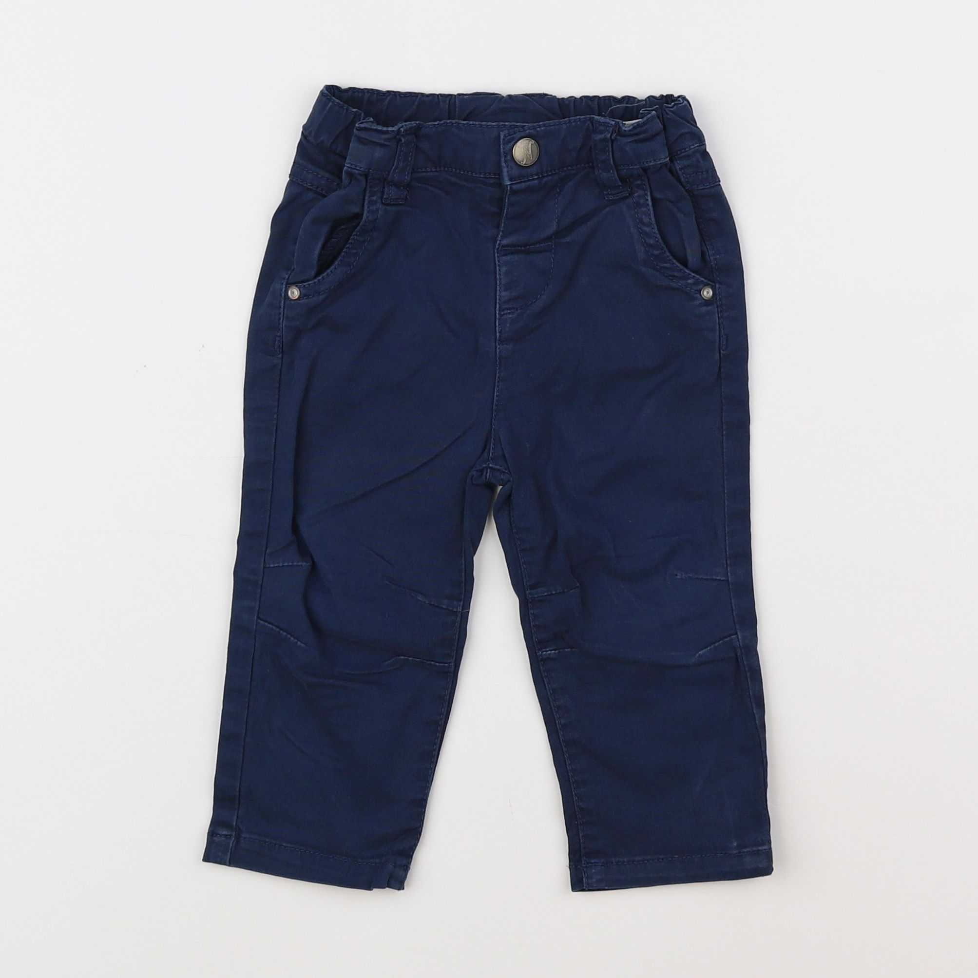 Noukie's - pantalon bleu - 12 mois