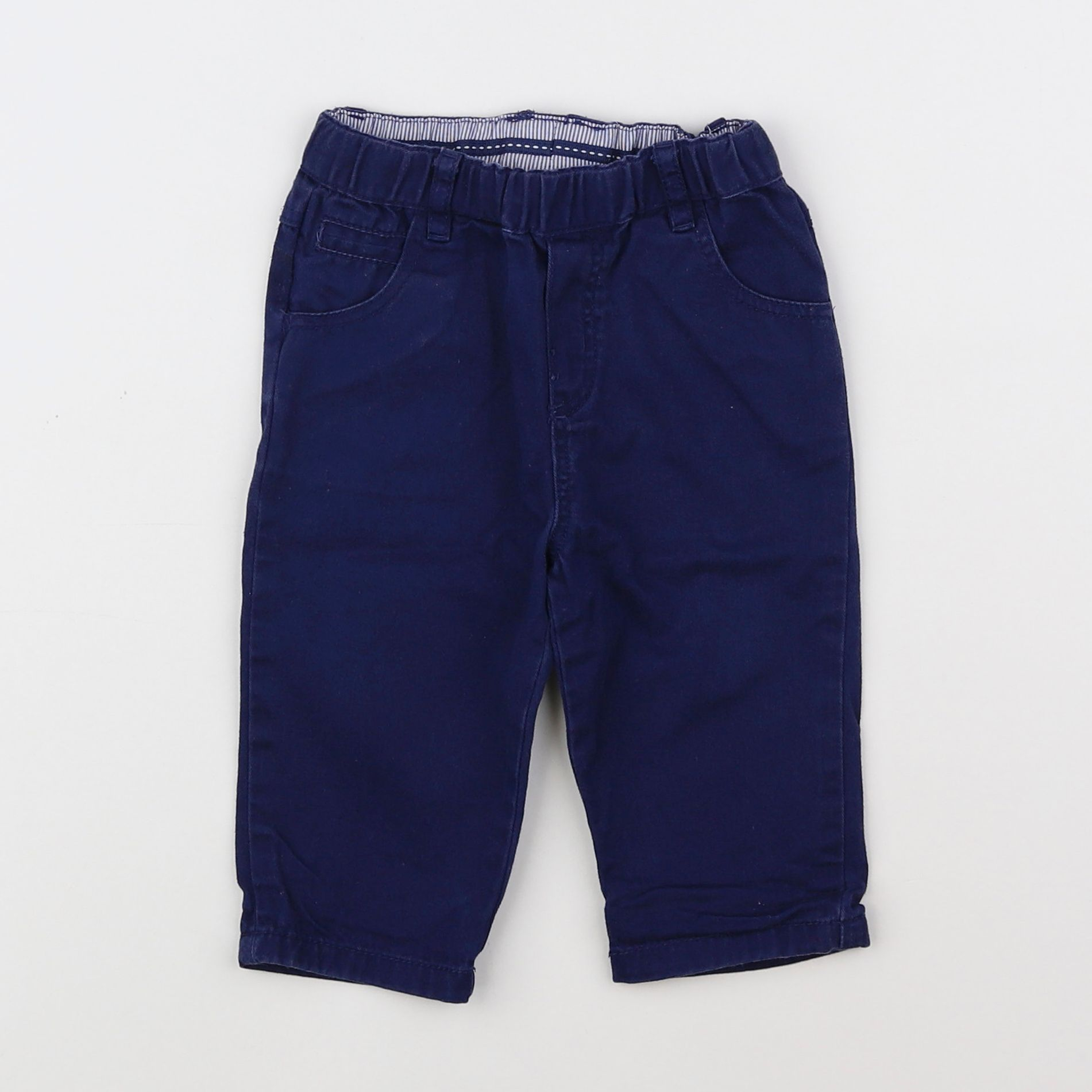 Cyrillus - pantalon bleu - 12 mois