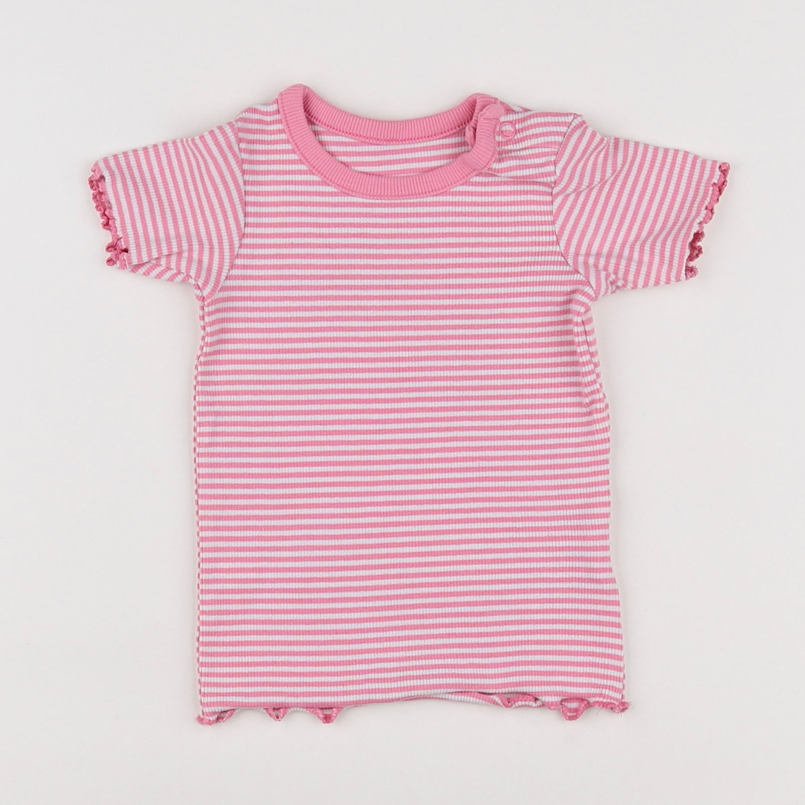 Marks & Spencer  - tee-shirt rose - 9/12 mois