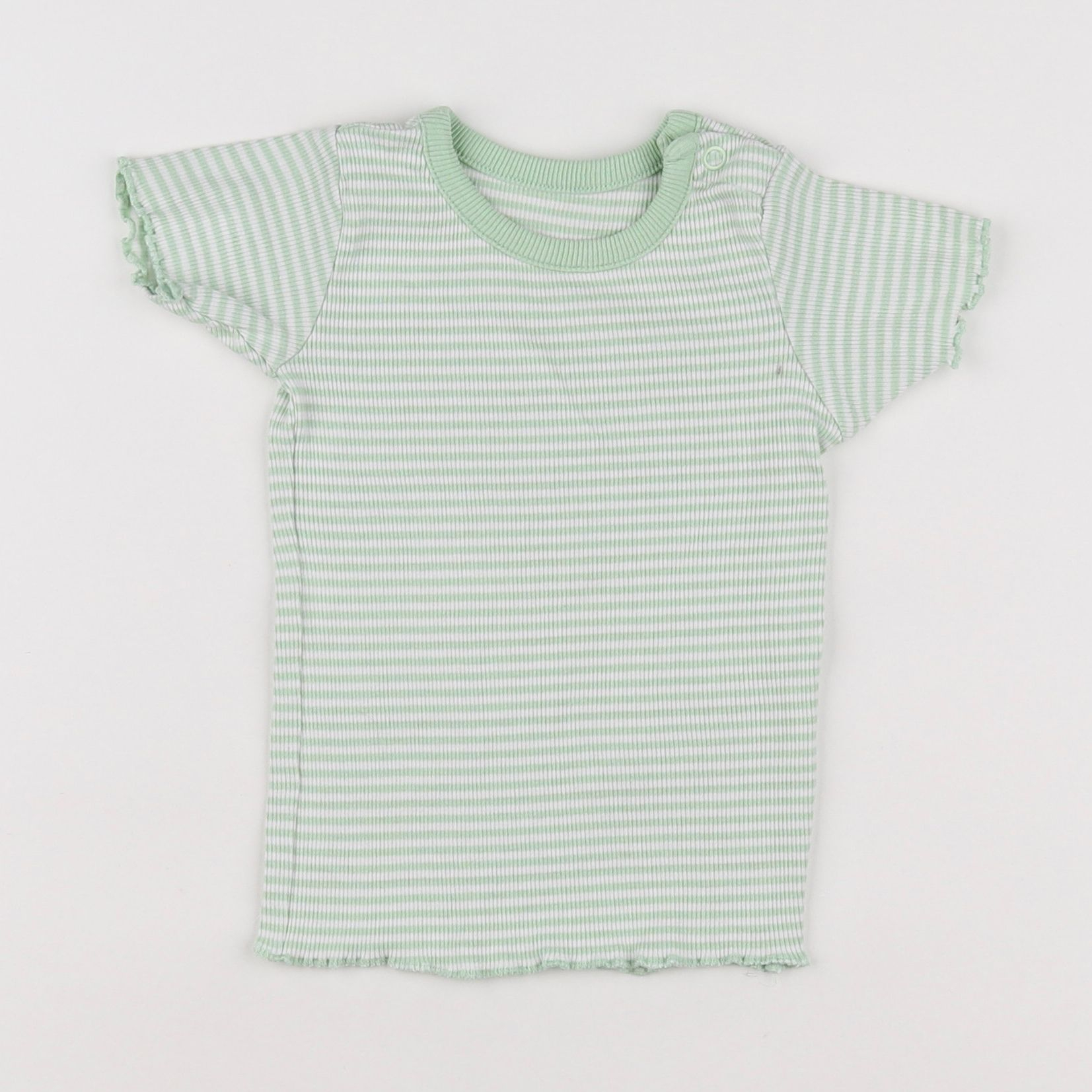 Marks & Spencer  - tee-shirt vert - 9/12 mois