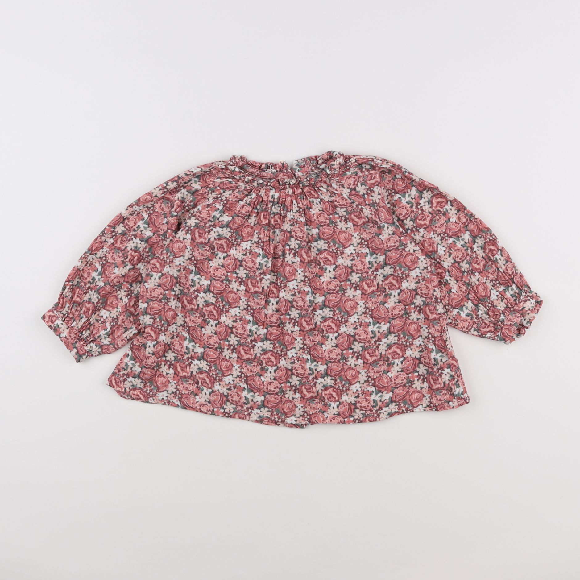 Vertbaudet - blouse rose - 18 mois