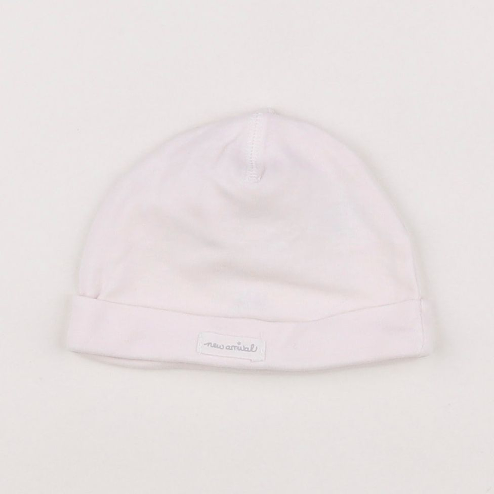 H&M - bonnet de naissance rose - 3/6 mois