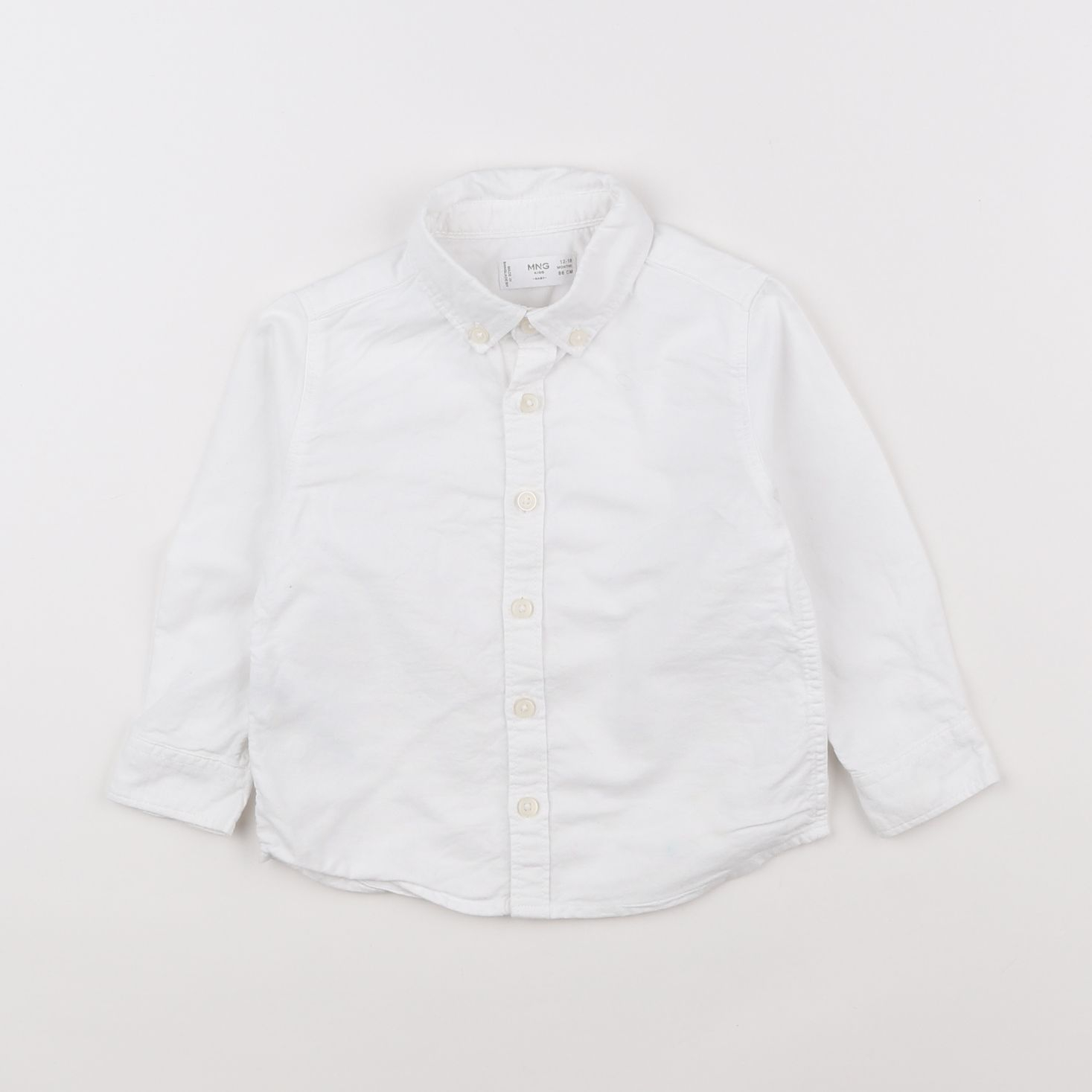 Mango - chemise blanc - 12/18 mois