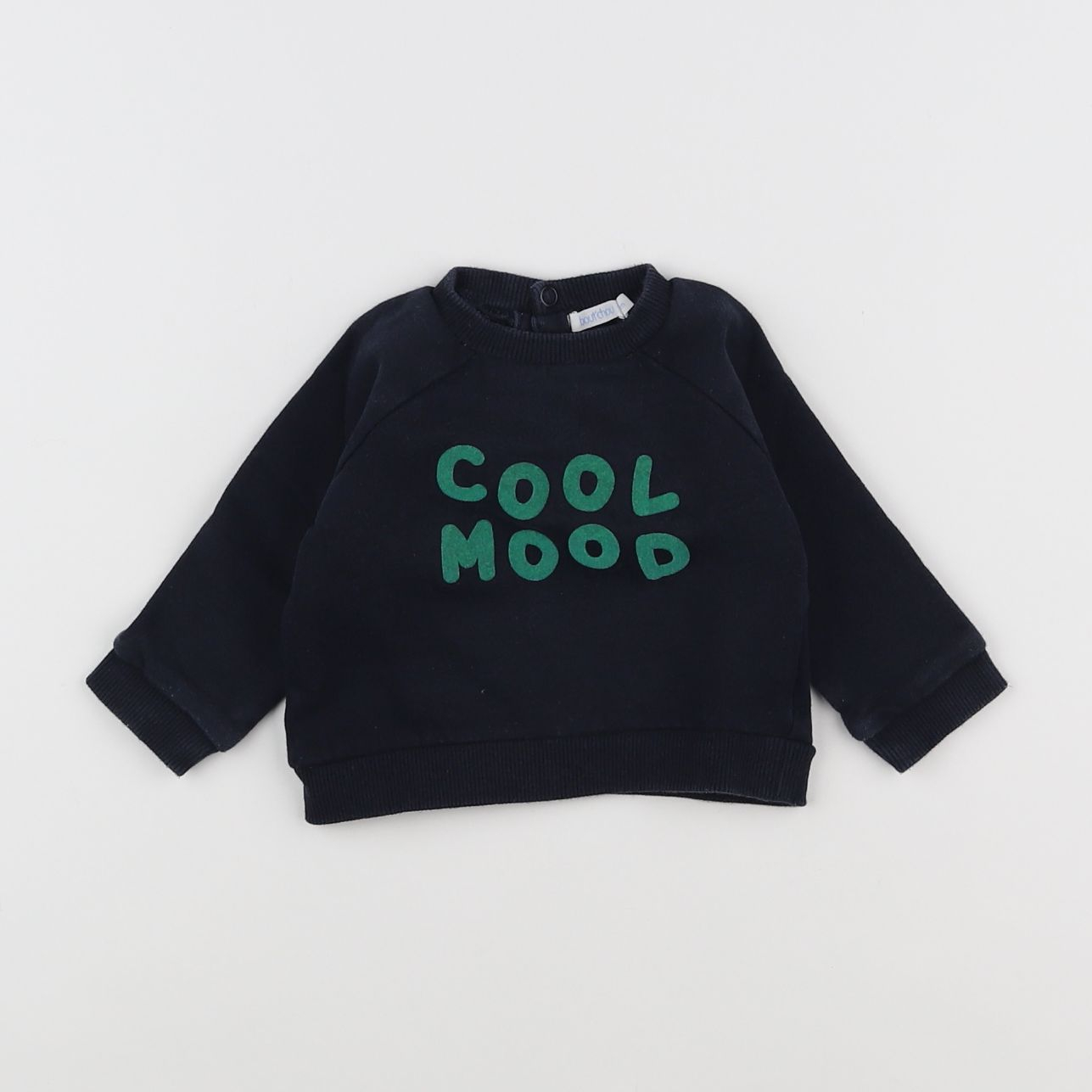 Boutchou - sweat bleu - 6 mois