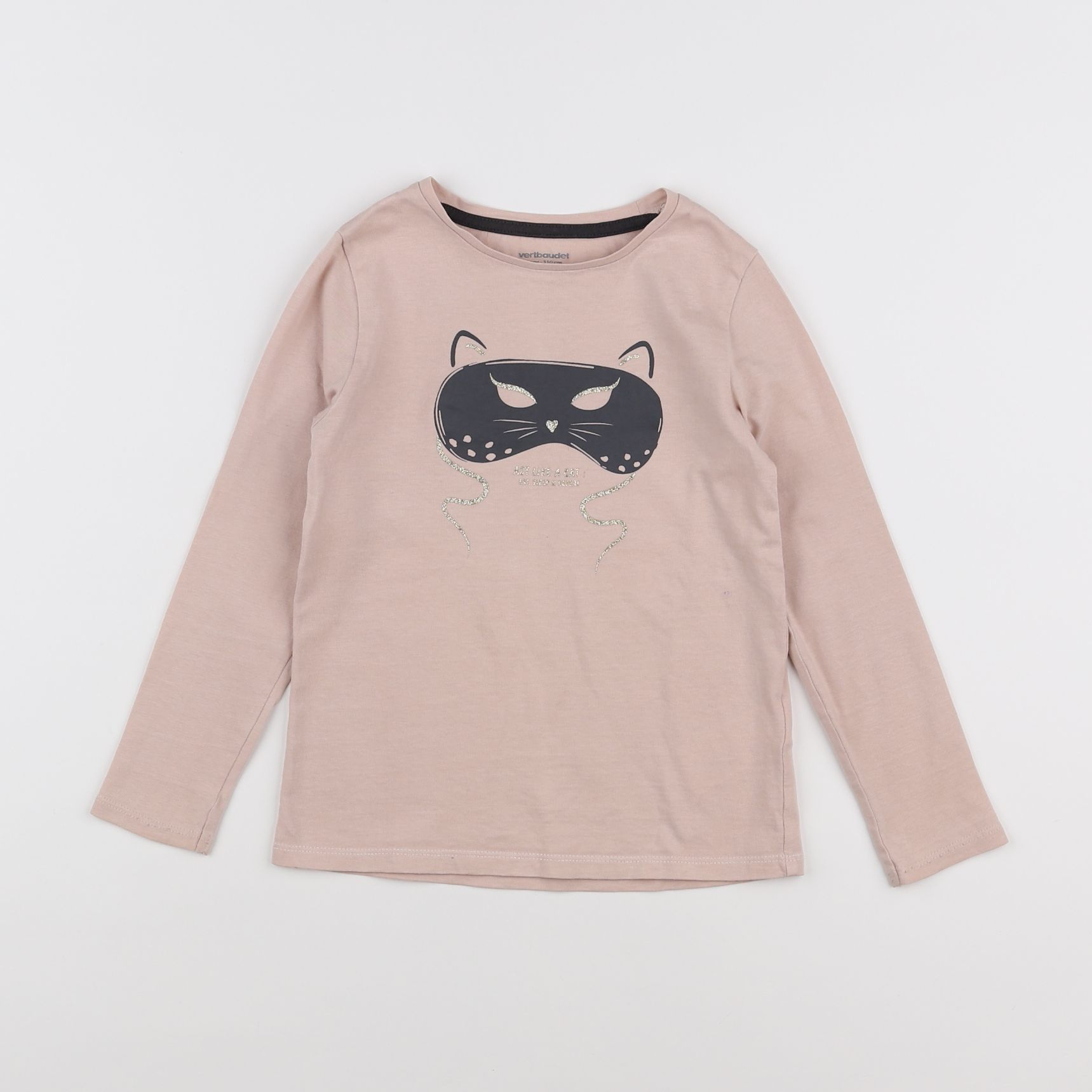 Vertbaudet - tee-shirt rose - 5 ans