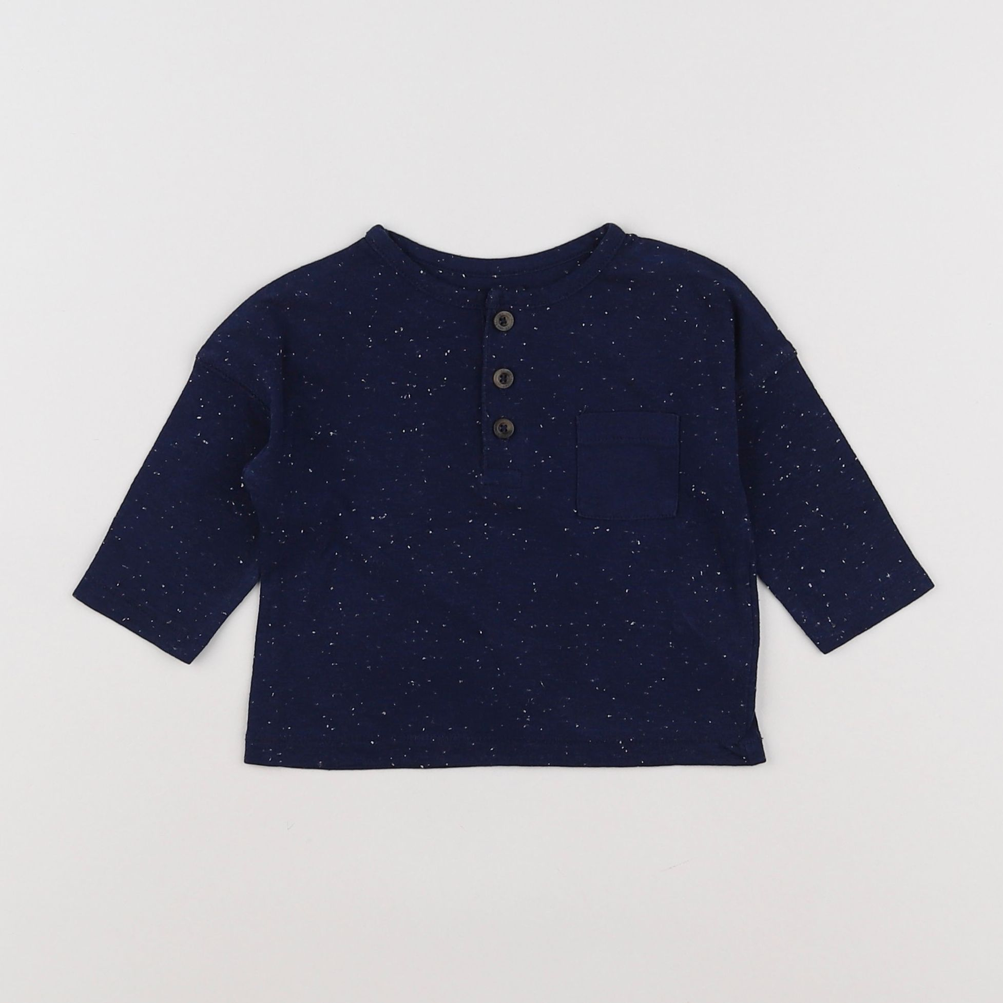 Vertbaudet - tee-shirt bleu - 3 mois