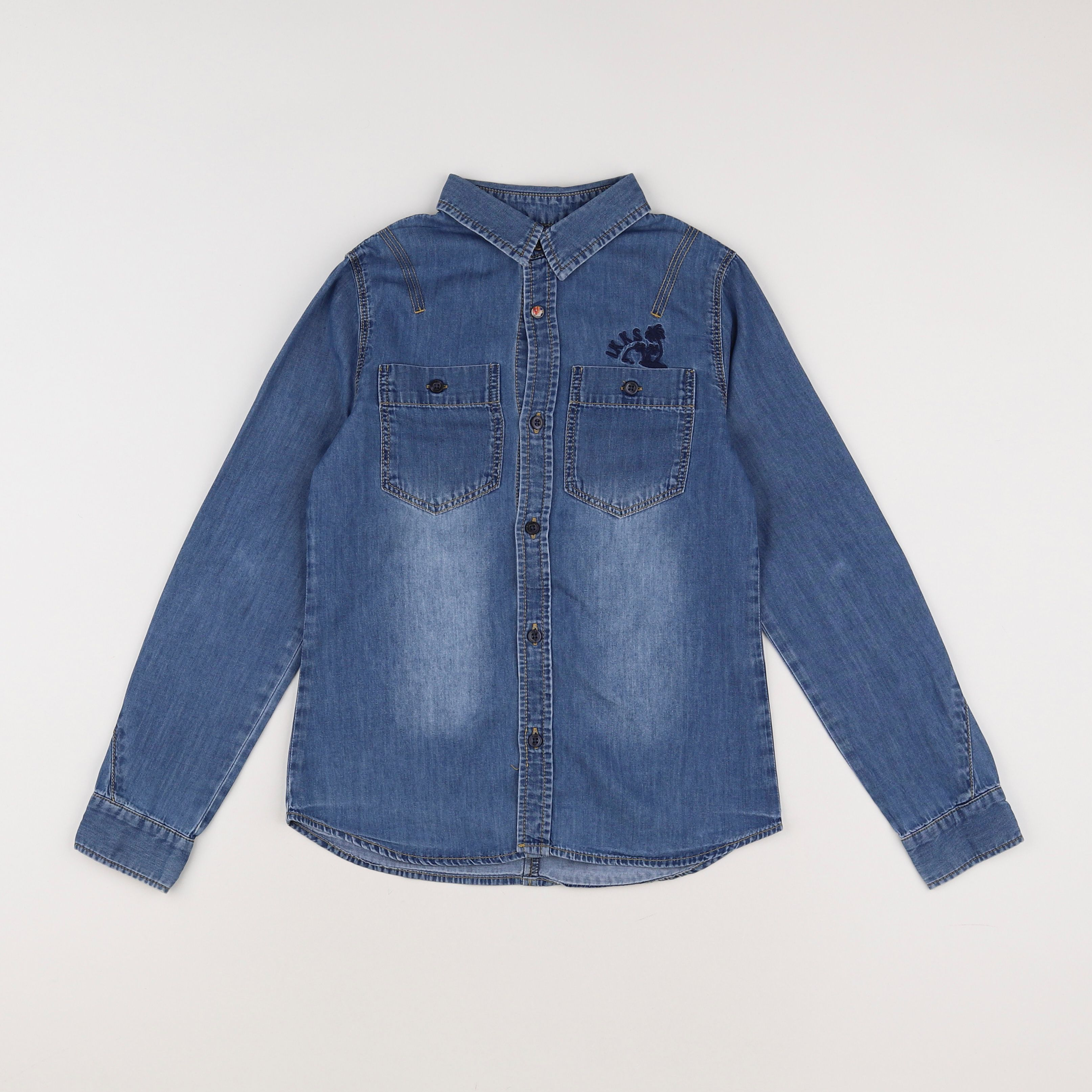 IKKS - chemise bleu - 8 ans