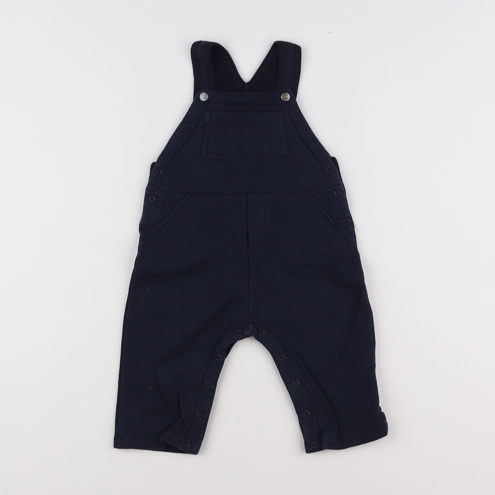 Petit Bateau - salopette bleu - 12 mois