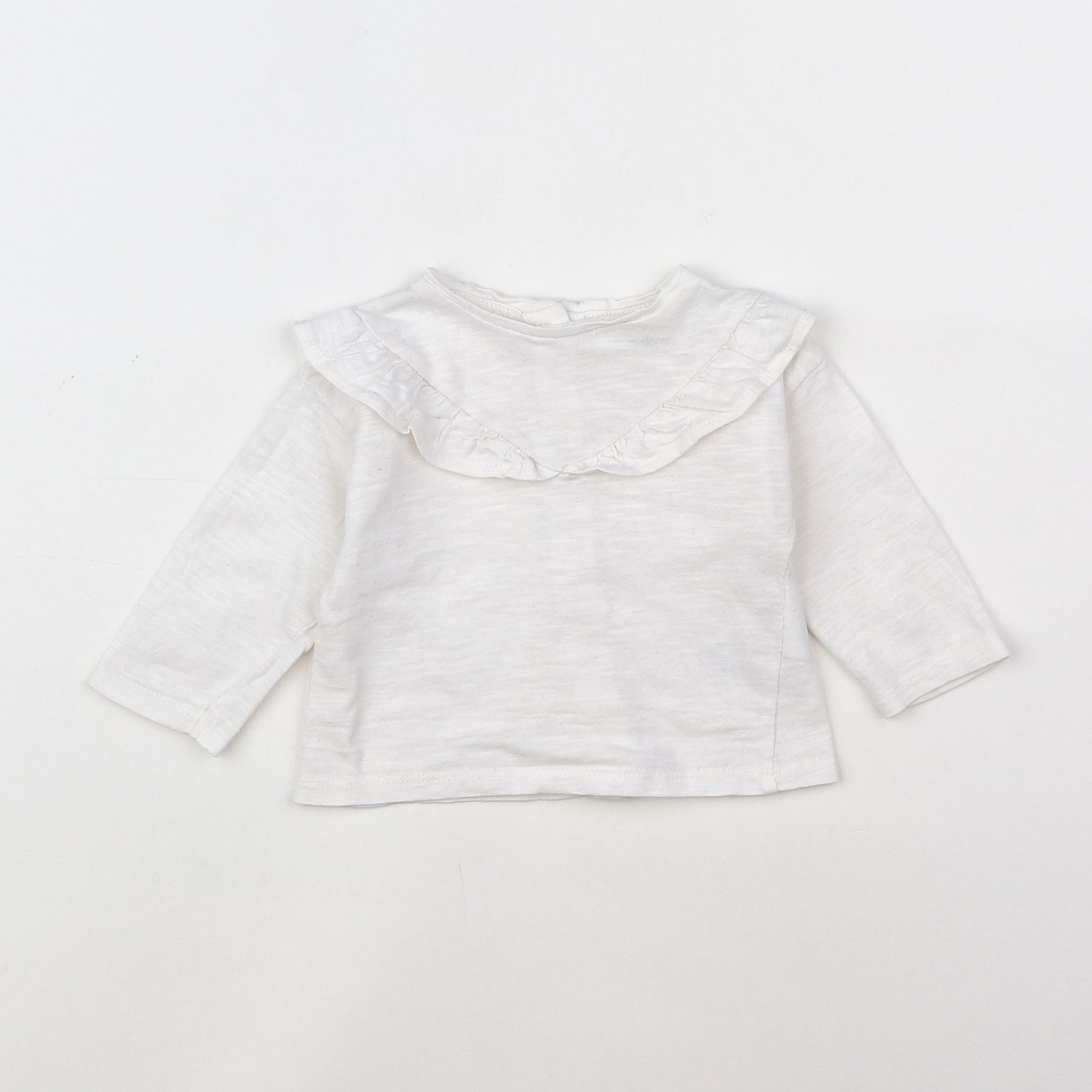 Vertbaudet - tee-shirt blanc - 3 mois