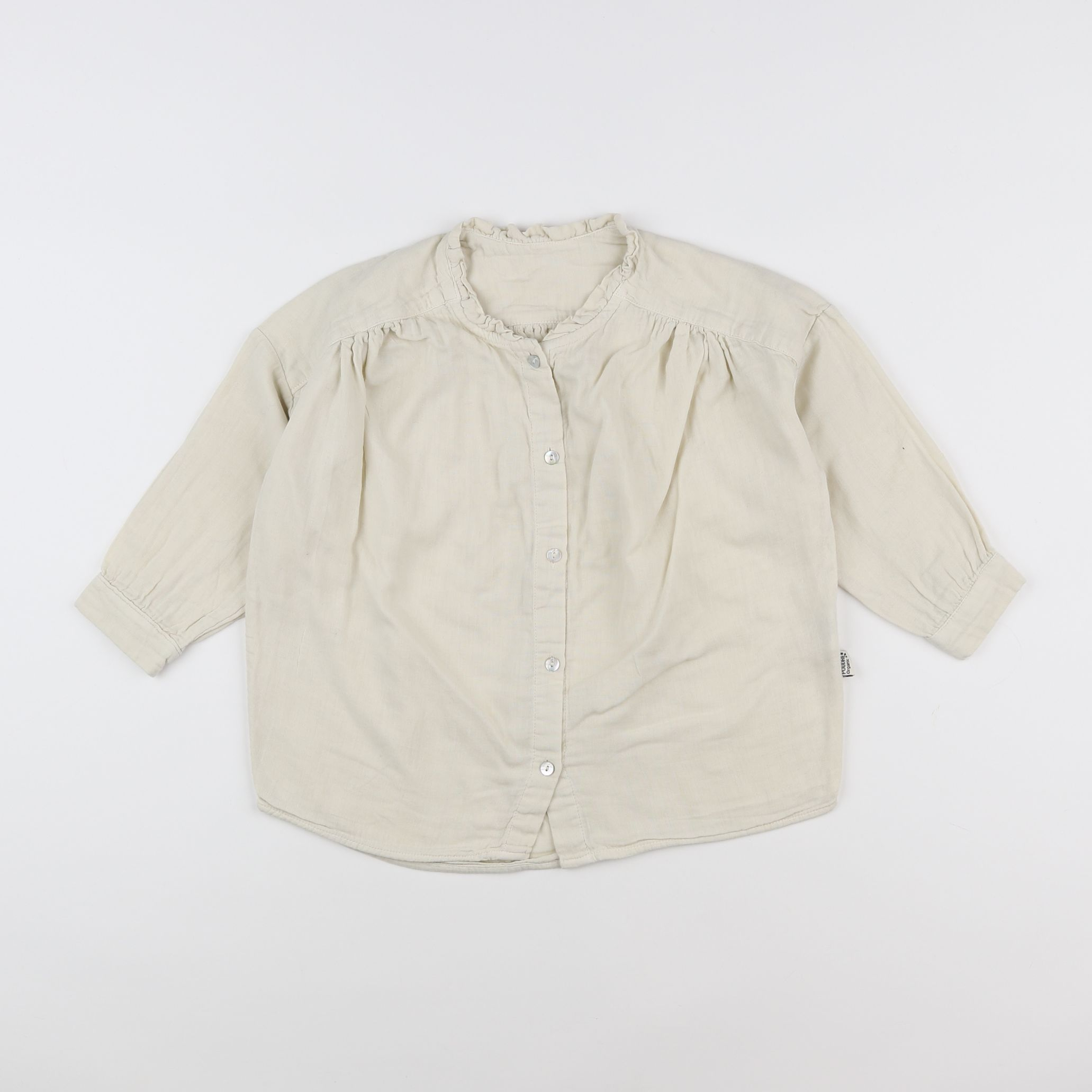 Poudre Organic - blouse blanc - 4 ans