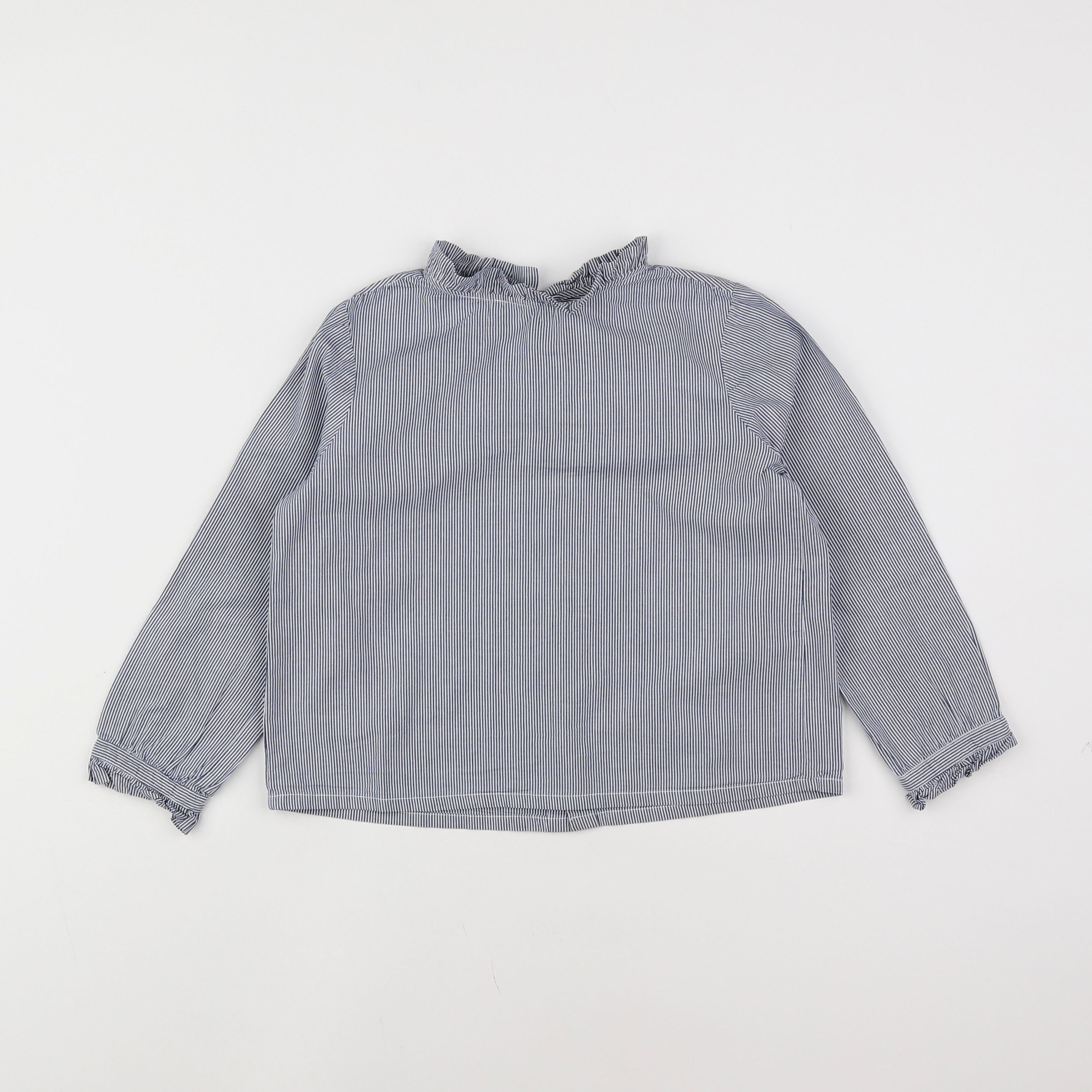 Jacadi - blouse bleu, blanc - 4 ans