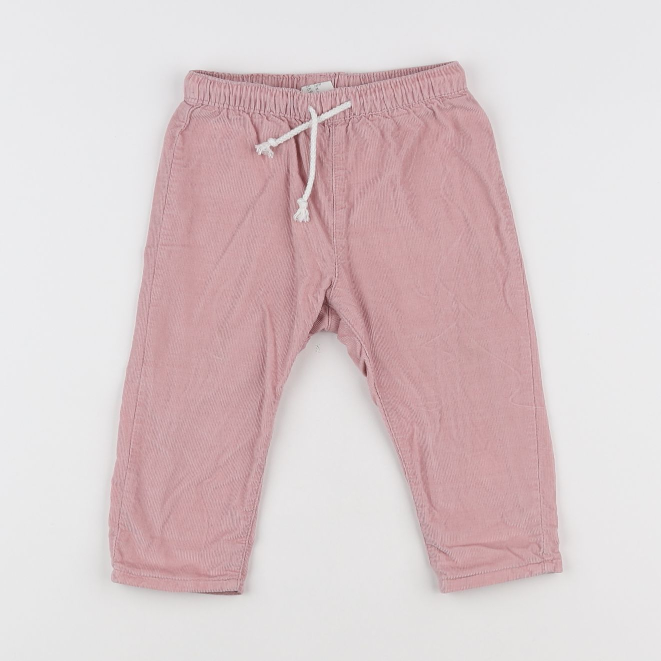 H&M - pantalon rose - 6/9 mois