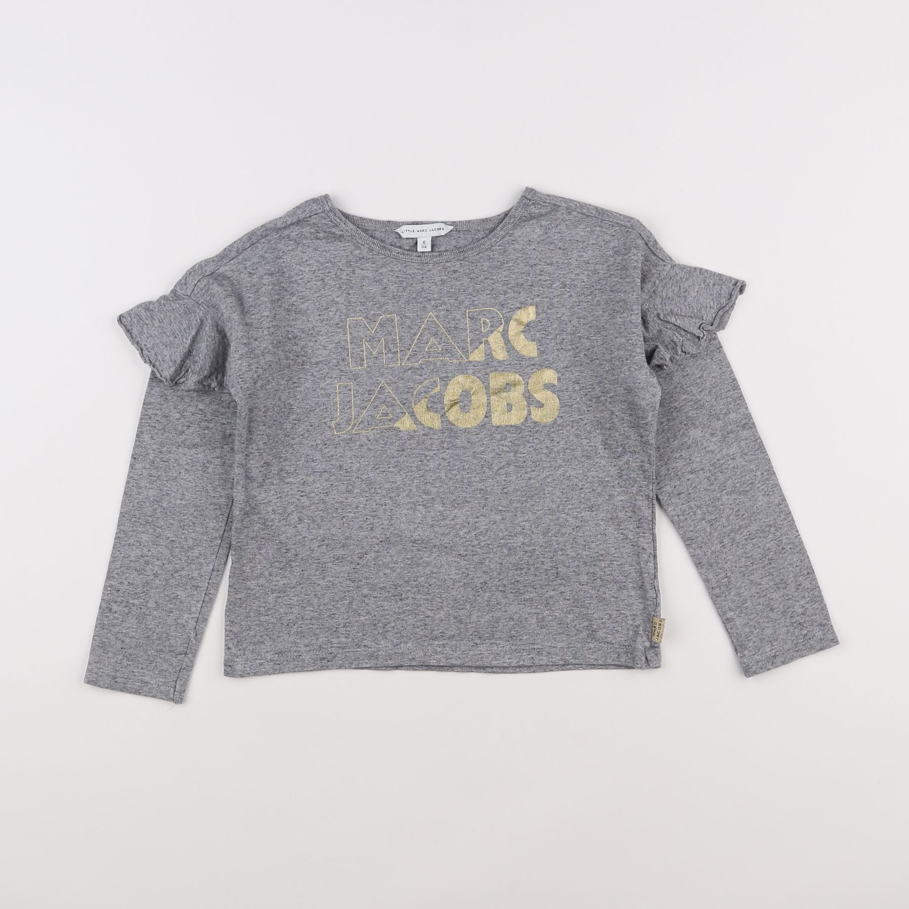 Little marc jacobs - tee-shirt gris - 6 ans