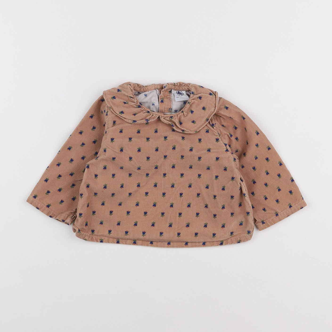 Petit Bateau - blouse marron - 6 mois