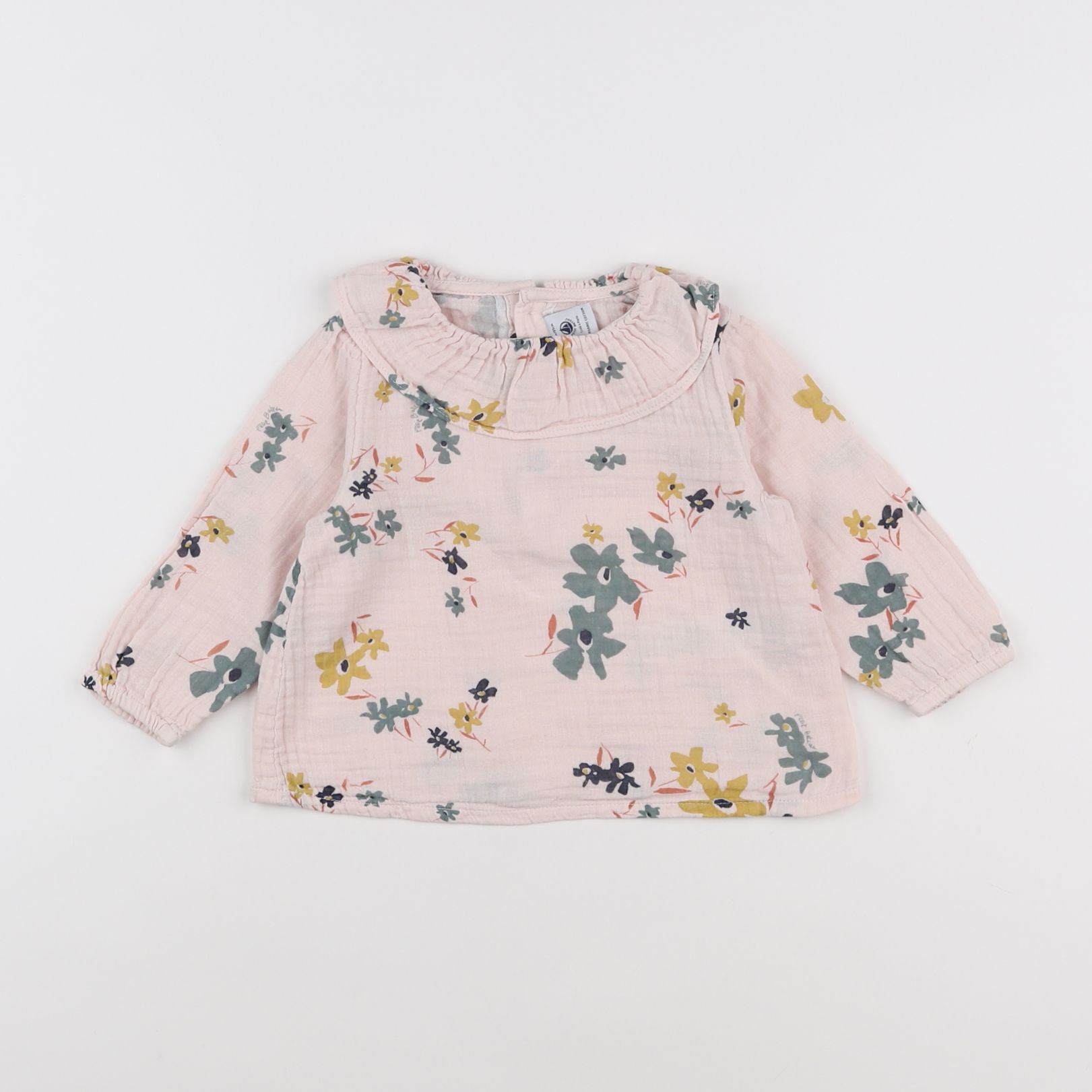 Petit Bateau - blouse rose - 18 mois