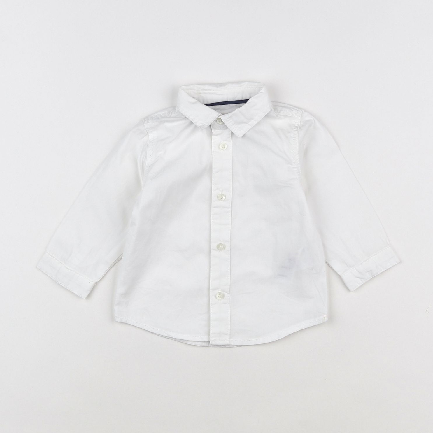 Vertbaudet - chemise blanc - 9 mois