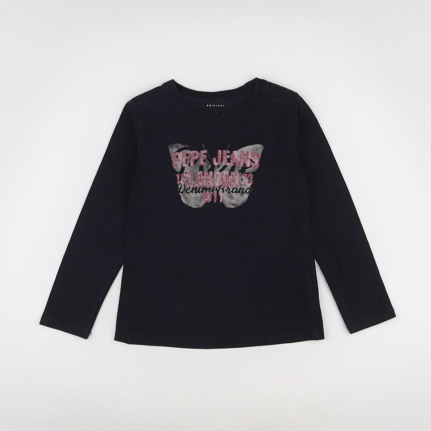 Pepe Jeans - tee-shirt noir, rose - 4 ans