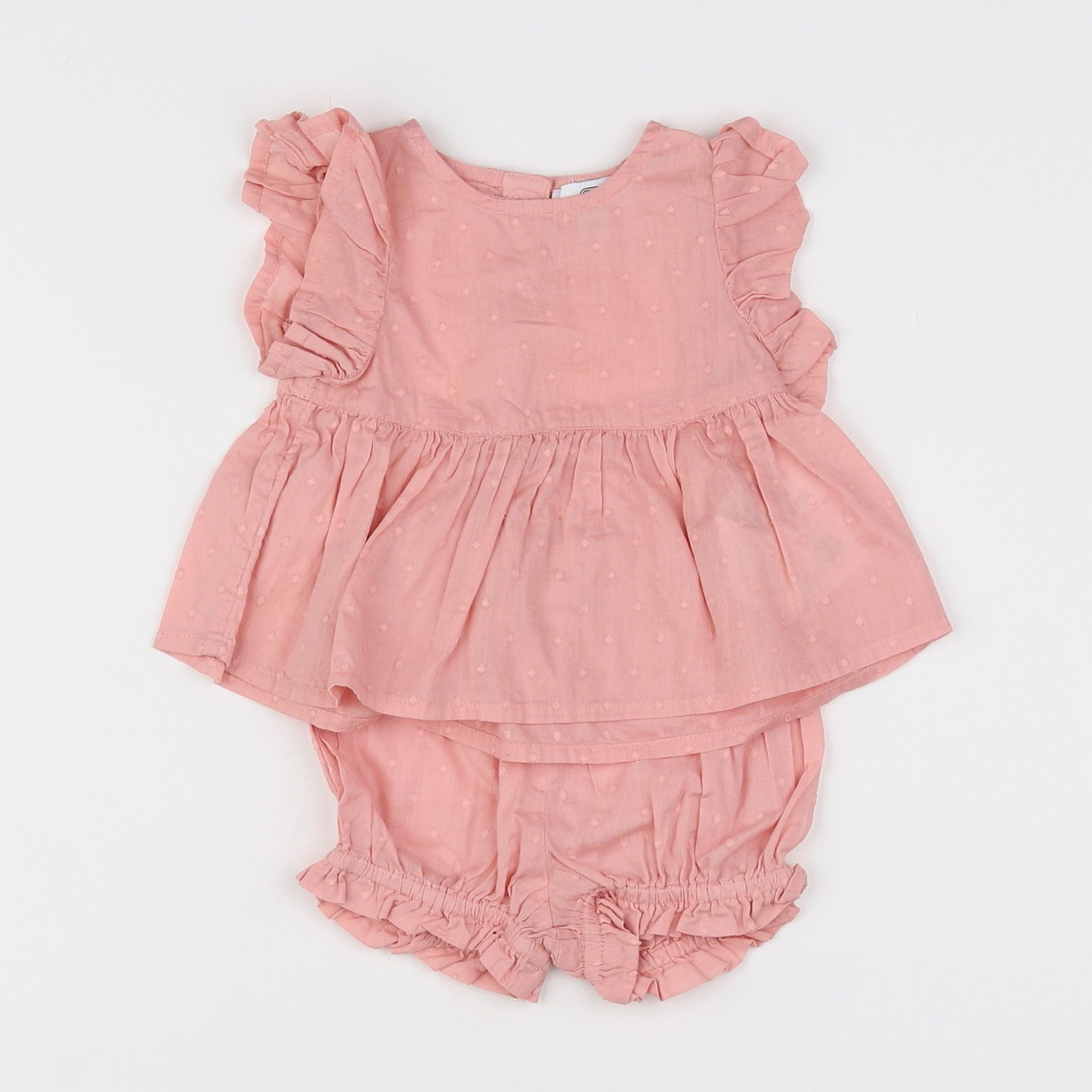 La Redoute - ensemble rose - 1 mois