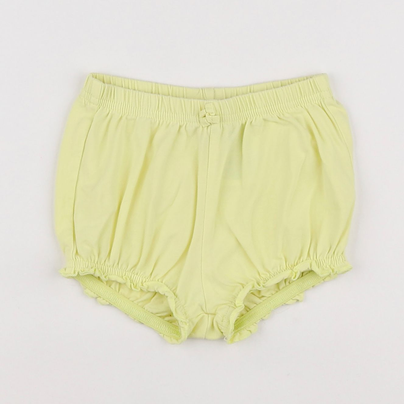 H&M - short jaune - 12/18 mois