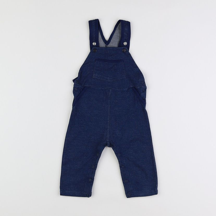 Petit Bateau - salopette bleu - 12 mois