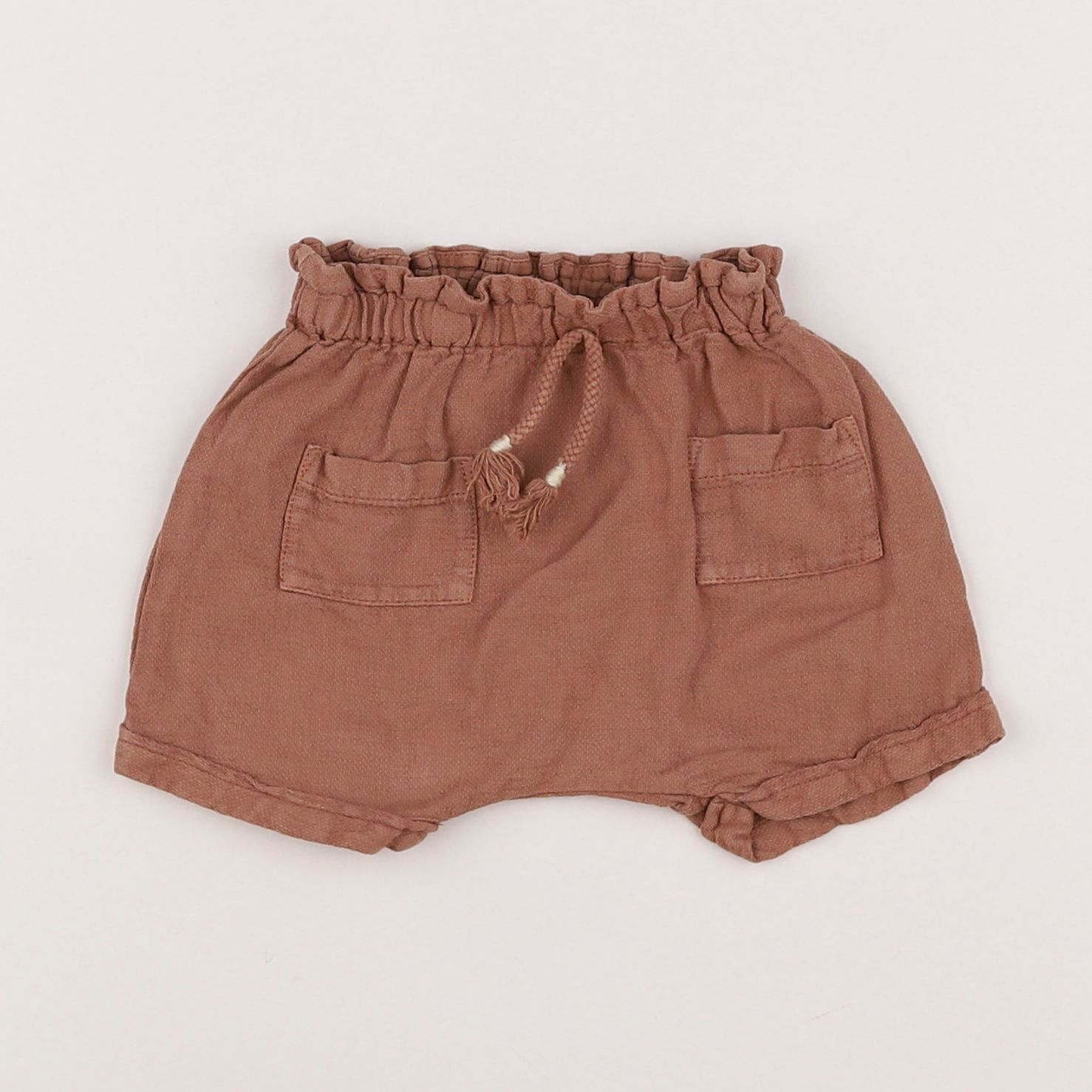 Buho - short marron - 3 mois