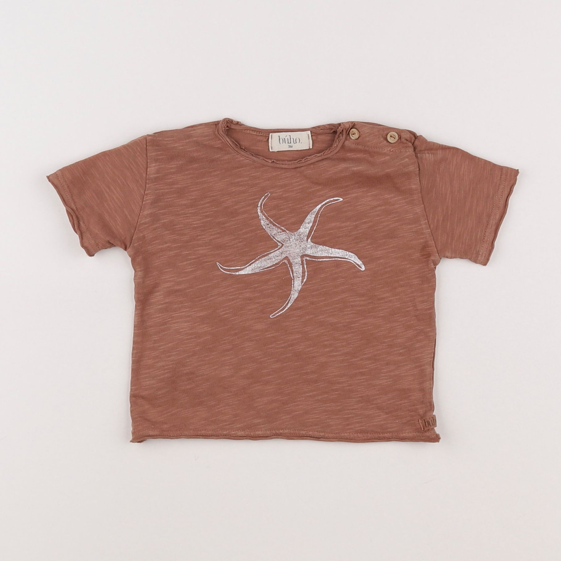 Buho - tee-shirt marron - 3 mois