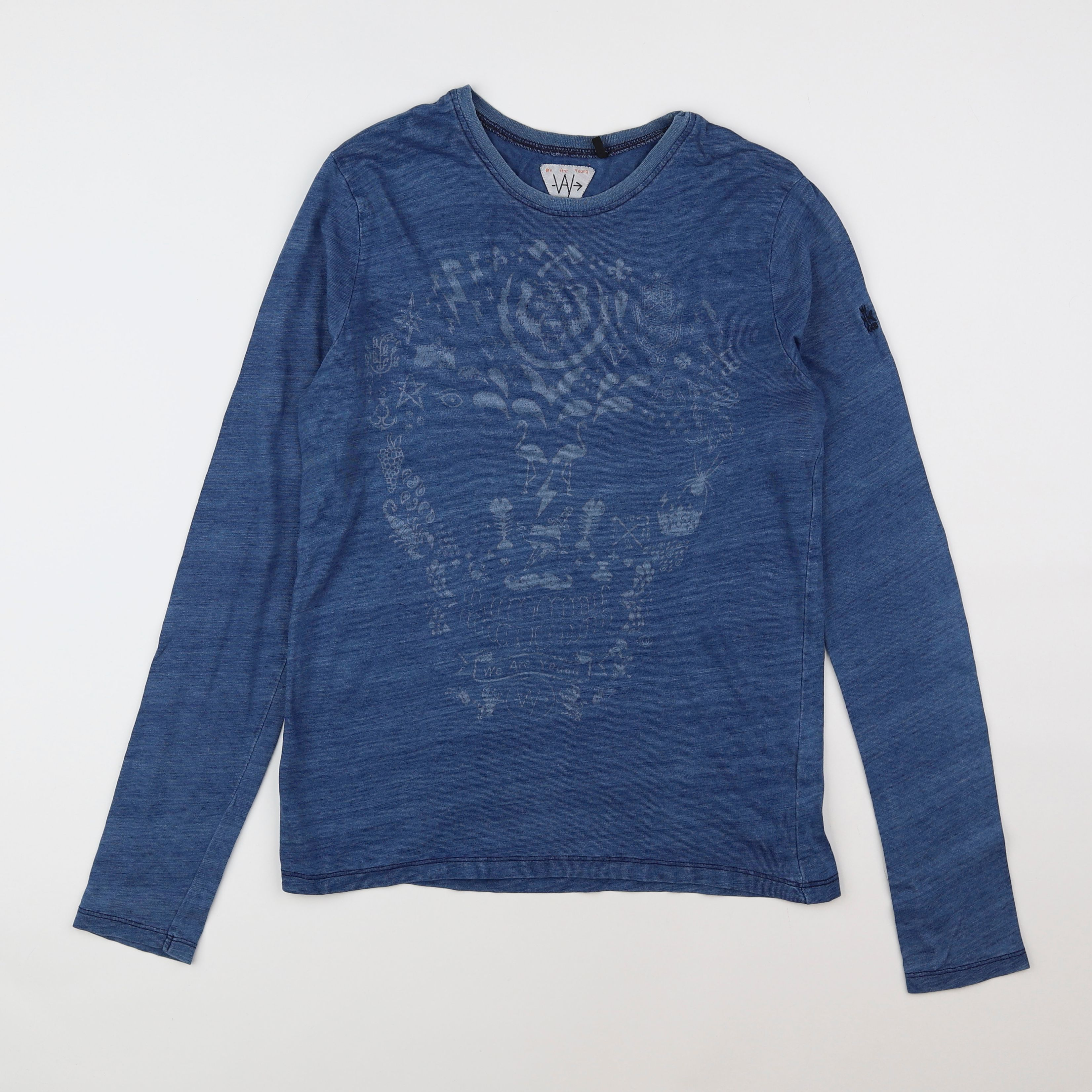 IKKS - tee-shirt bleu - 12/13 ans