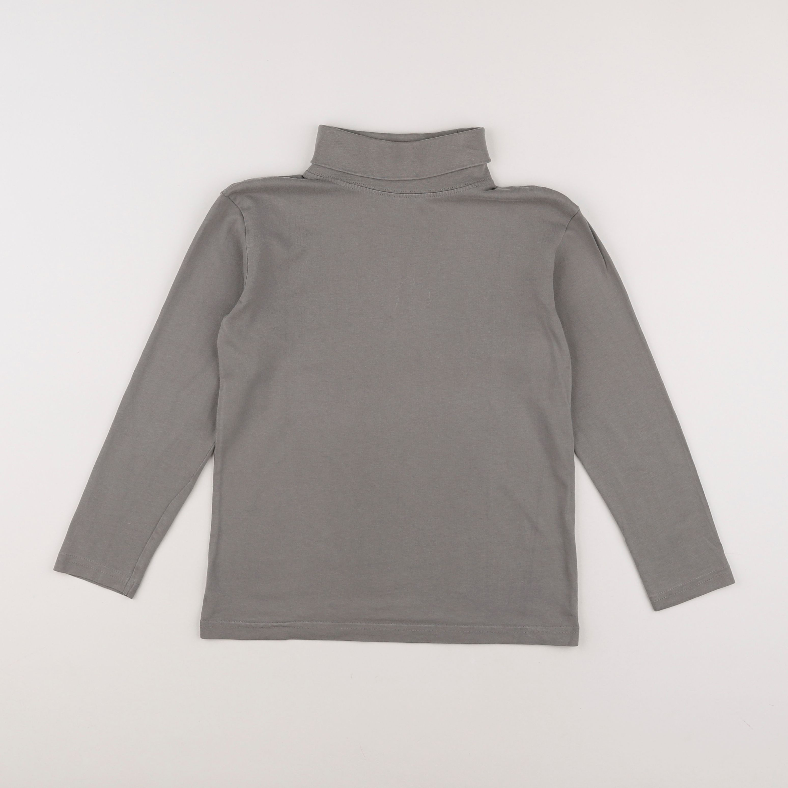 Vertbaudet - sous-pull gris - 8 ans