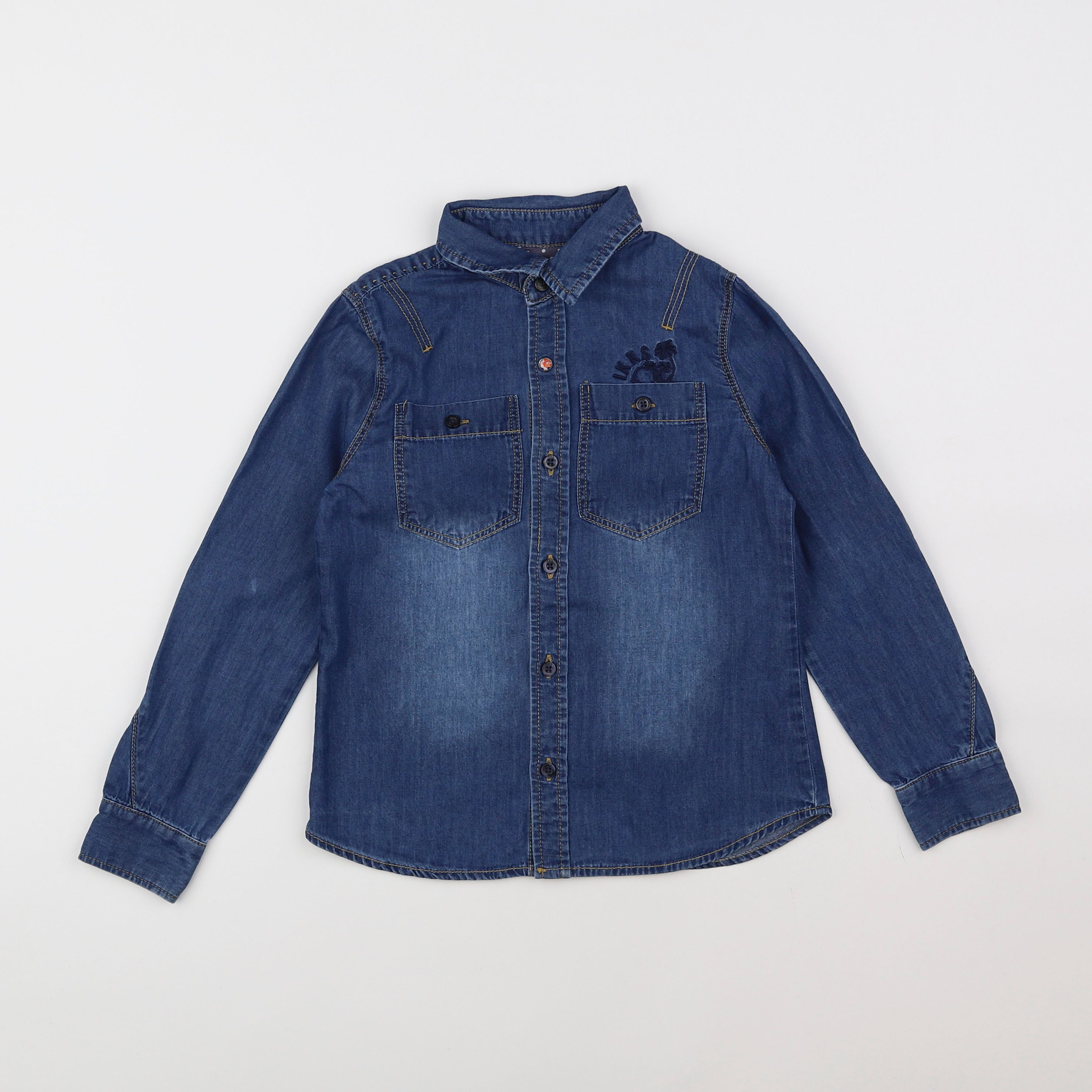 IKKS - chemise bleu - 5 ans