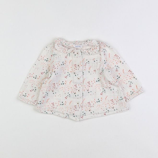 Boutchou - chemise multicolore - 6 mois