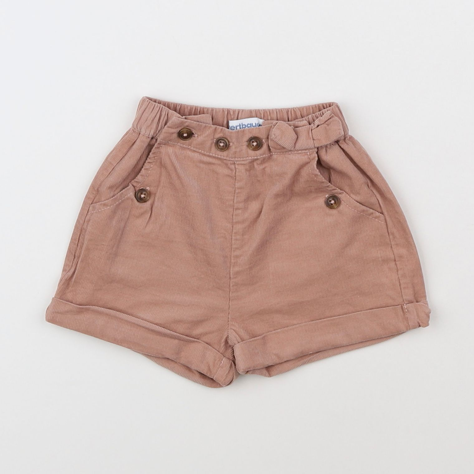 Vertbaudet - short rose - 6 mois