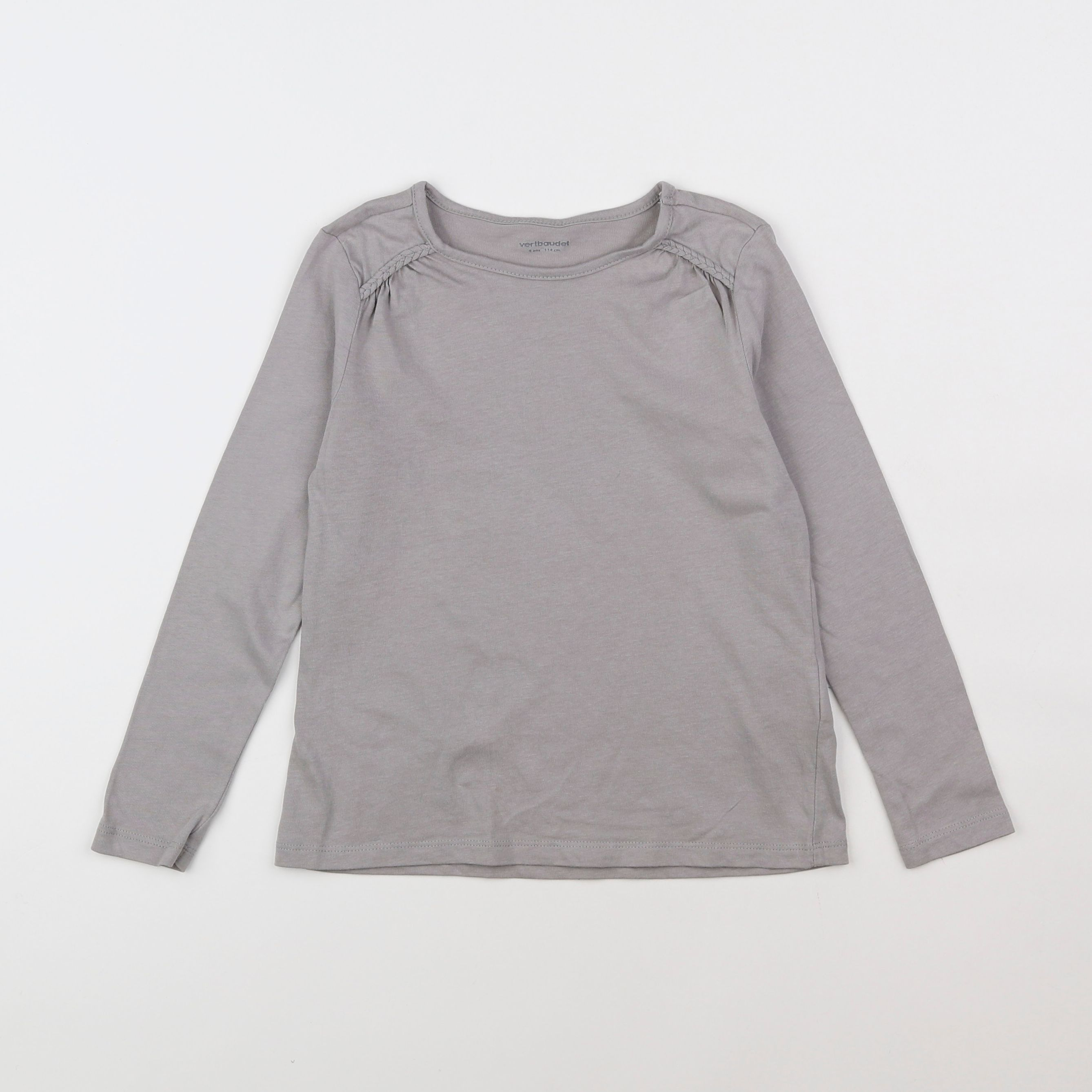 Vertbaudet - tee-shirt gris - 5 ans