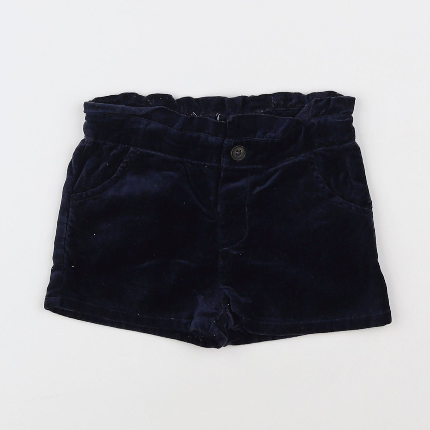 Boutchou - short bleu - 12 mois