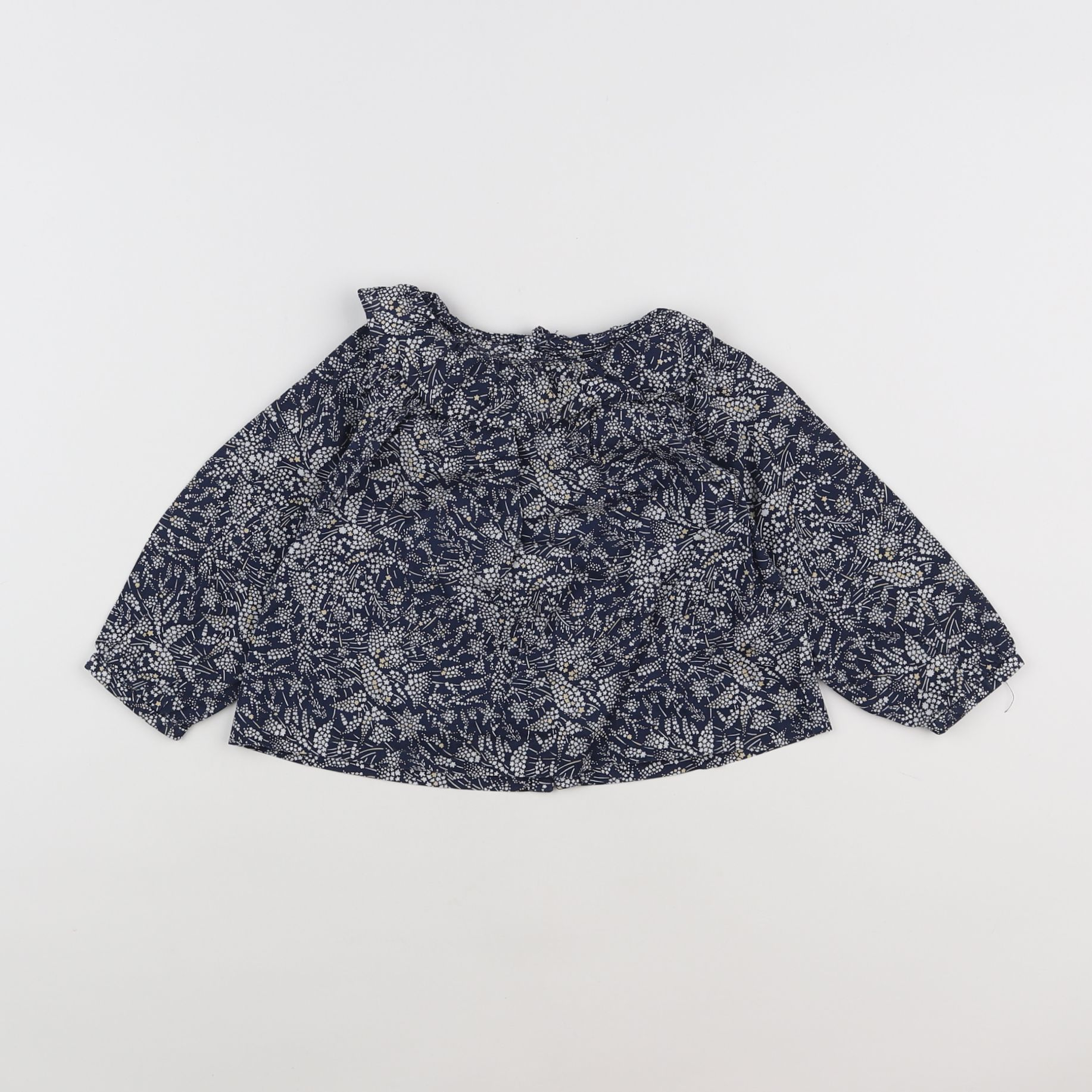 Jacadi - blouse bleu - 2 ans