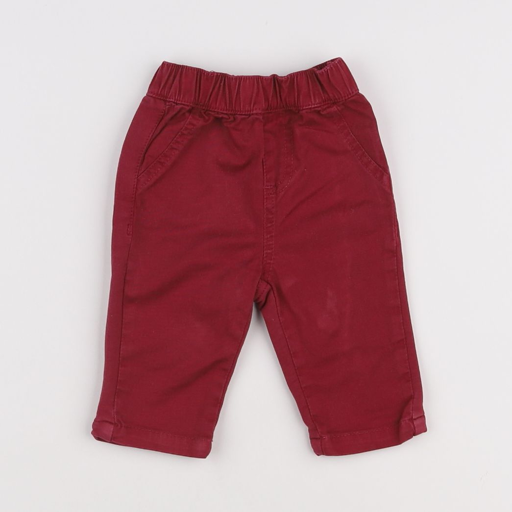 Noukie's - pantalon rouge - 1 mois