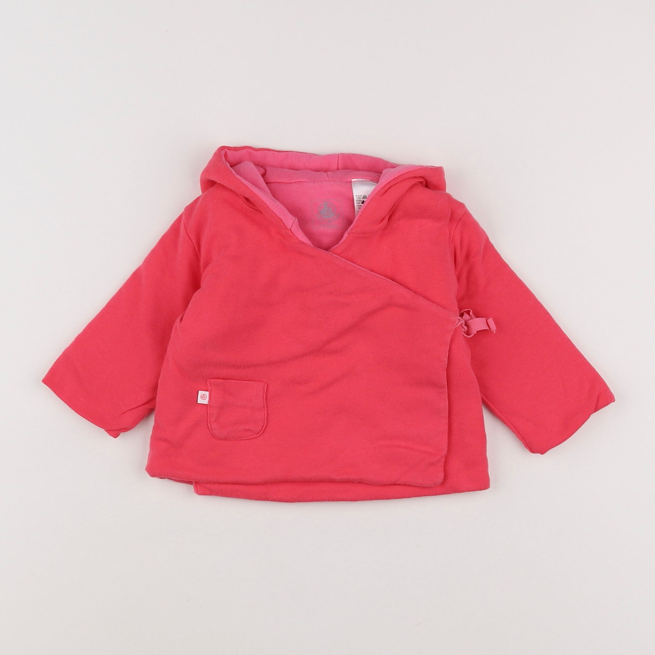 Petit Bateau - veste rose - 3 mois