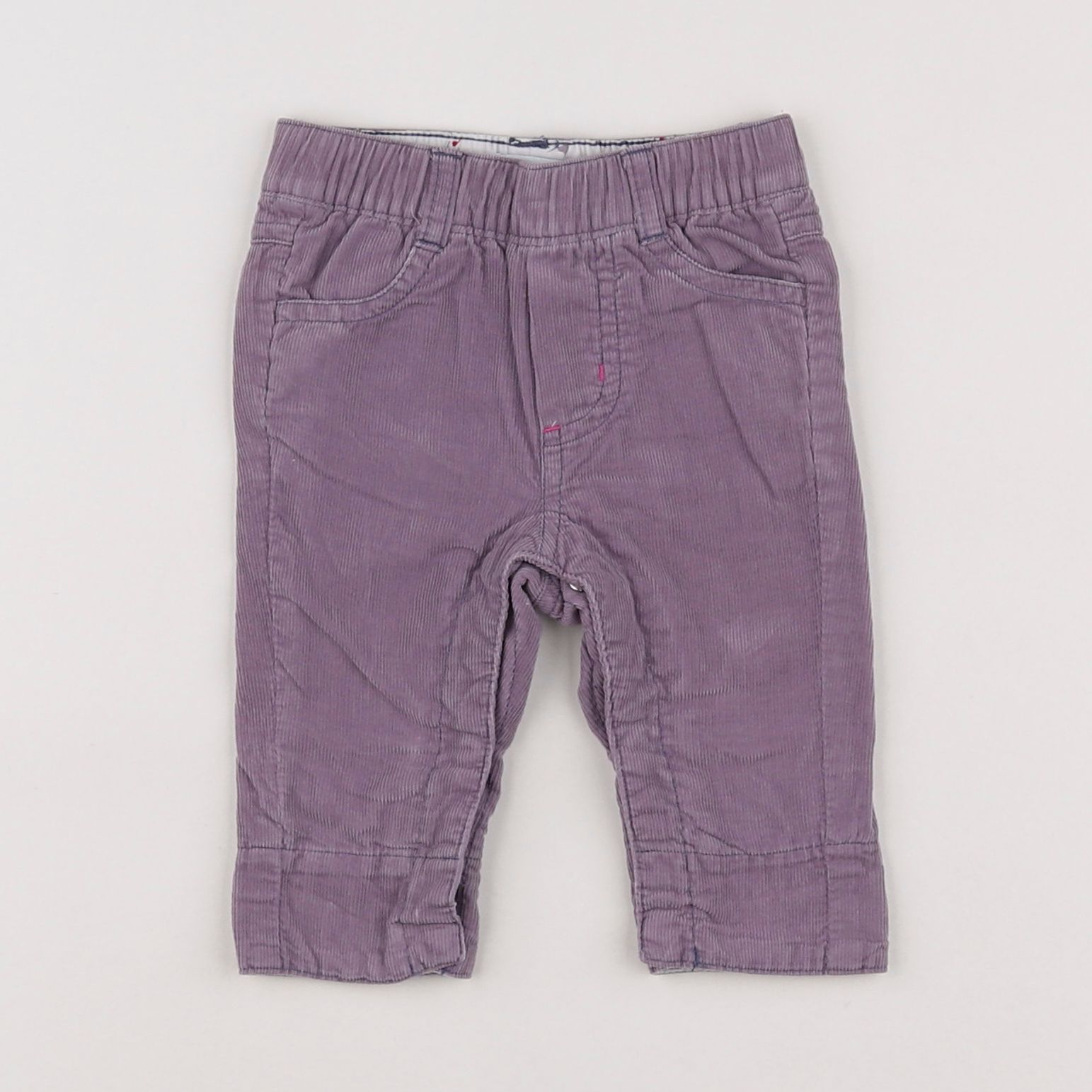 Vertbaudet - pantalon violet - 1 mois