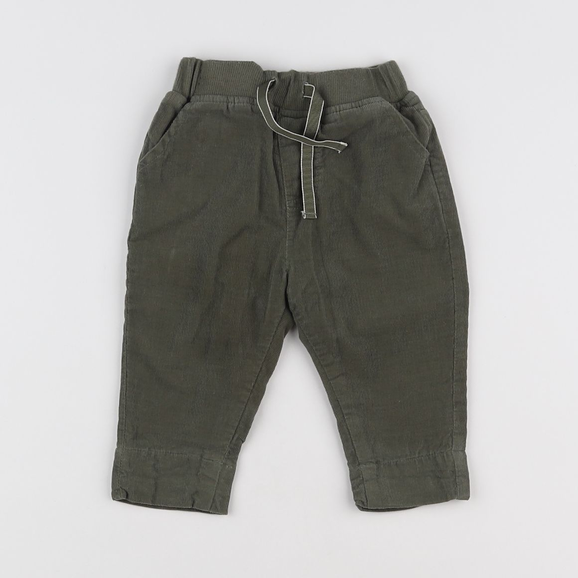 Vertbaudet - pantalon vert - 3 mois