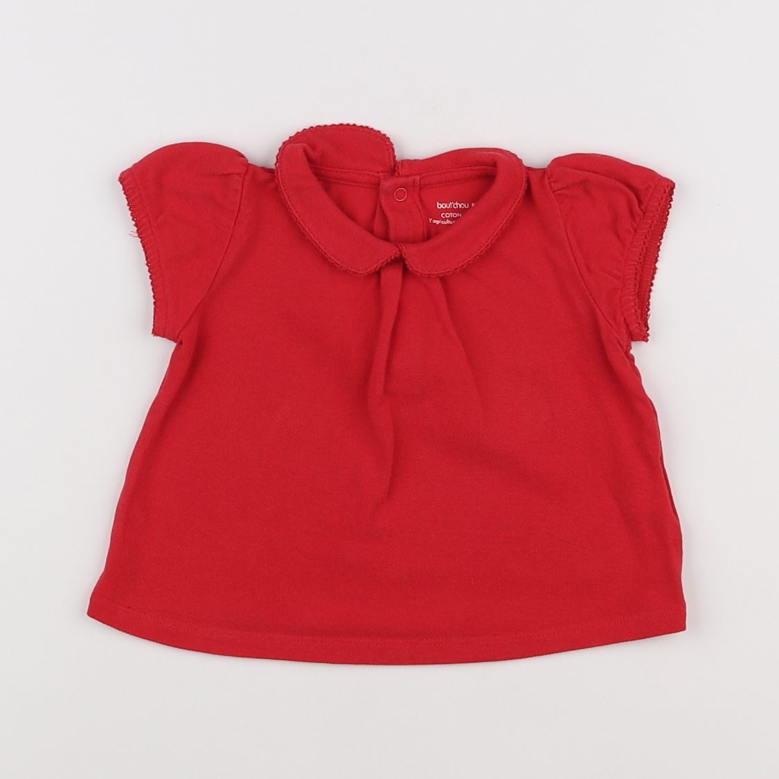 Boutchou - polo rouge - 12 mois