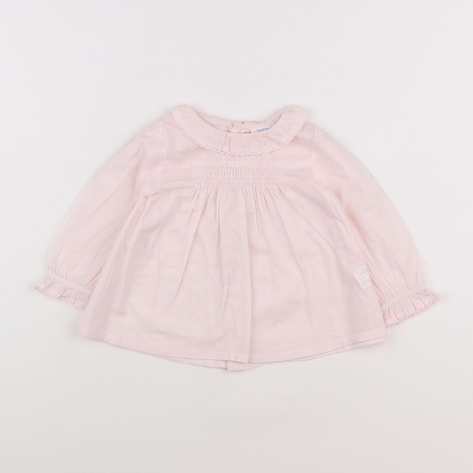 Boutchou - blouse rose - 12 mois