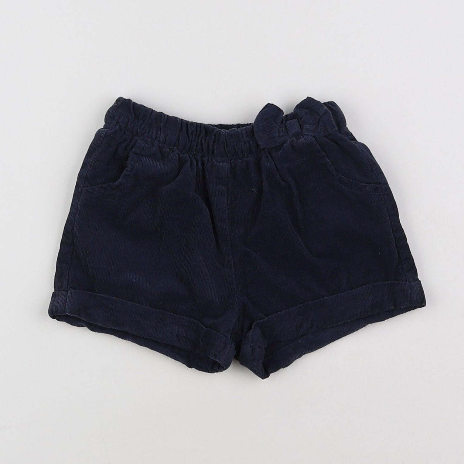 Vertbaudet - short bleu - 12 mois