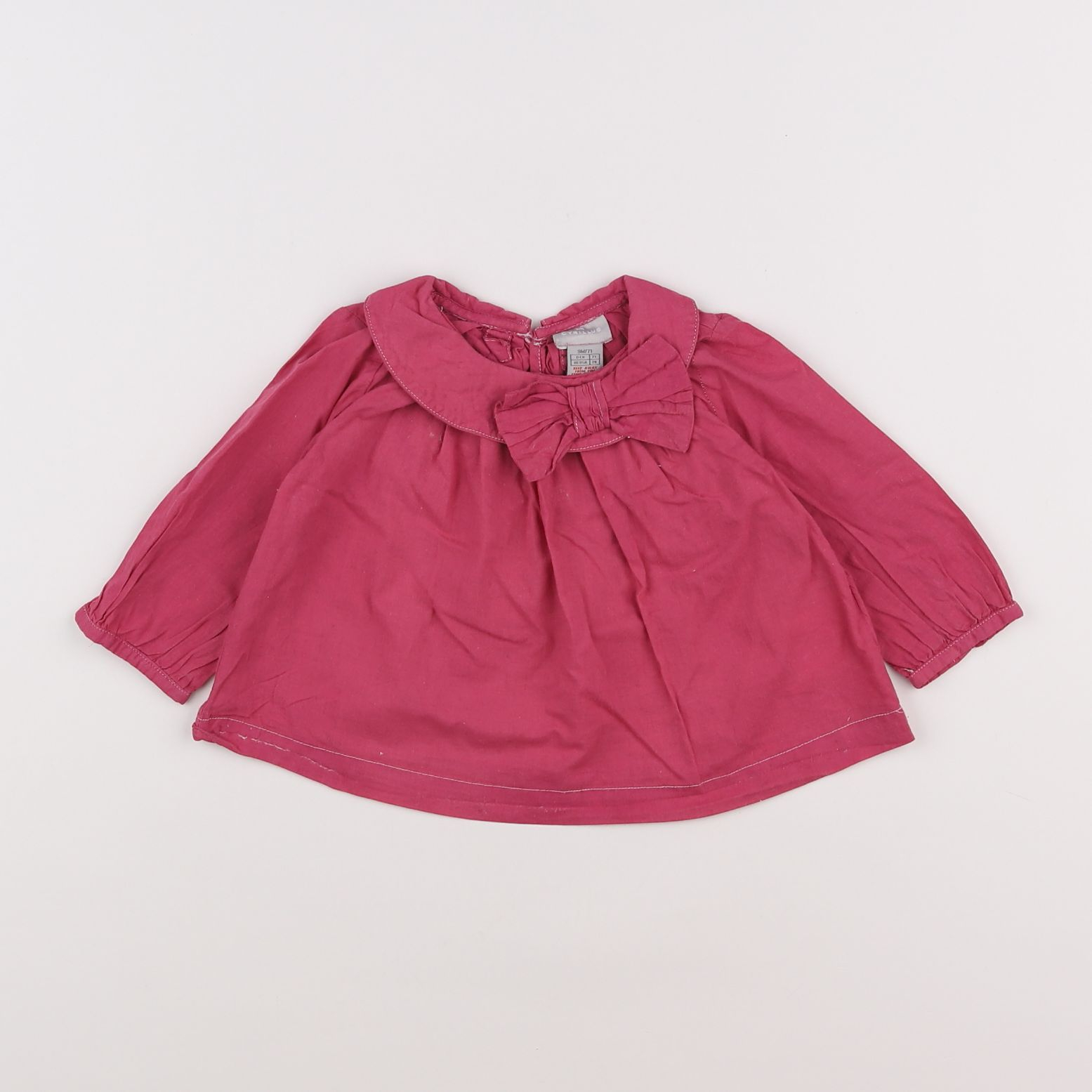 Cyrillus - blouse rose - 9 mois